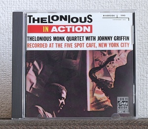 品薄CD/JAZZ/セロニアス モンク/イン アクション/ジョニー グリフィン/ロイ ヘインズ/Thelonious Monk in Action/Johnny Griffin/Riverside