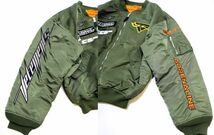 21AW VETEMENTS×ALPHA Industries Racing Logo Bomber Jacket ヴェトモン×アルファ レーシングロゴ ボンバージャケット MA-1 M JZ-25_画像7