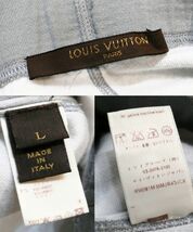 ★ 国内正規品 Louis Vuitton MENS LV エンボスロゴ サイドライン スウェットパンツ ルイヴィトン LOGO SWEAT PANTS グレー L J-10_画像10