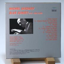 【廃盤 紙ジャケ】ミチェル・サルダビー　MICHEL SARDABY　BLUE SUNSET　ピアノ・トリオ　名盤　オススメ！_画像2