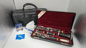 K714 YAMAHA ヤマハ Bbクラリネット YCL-650F 管楽器 木管楽器 中古品 現状品 手入れ用品 Vandoren リード 付き 動作未確認 長期保管品