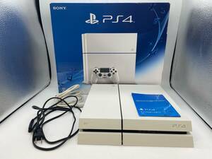 S4430 SONY ソニー PS4 PlayStation 4 プレイステーション4 本体 CUH1200A グレイシャーホワイト ケーブル社外 箱説有 ゲーム機 プレステ