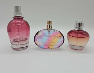 K491 サルヴァトーレ フェラガモ ロクシタン 香水 3個 まとめ売り インカント シャイン 30ml ピオニー 50ml 中古 長期保管 レディース