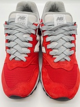 K768【美品!!】new balance ニューバランス M1300CLR 28cm US10 アメリカ製 レッド 赤 箱付 スニーカー スエード NB USA made 靴■_画像6