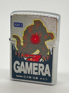 K979A■ Zippo ジッポー ガメラ オイルライター 2000年 D XVI サミー 大映 タカラ USA製 喫煙具 ヴィンテージ 特撮 RODEO 怪獣 ■