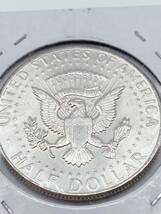 N35395 【銀貨】LIBERTY UNITED STATES OF AMERICA HALF DOLLAR 1964 ケネディー 外国コイン アンティーク 硬貨 アメリカ リバティ_画像2