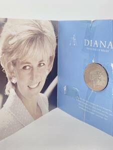 N35398 DIANA MEMORIAL COIN PRINCESS OF WALES FIVE POUNDS 1961-1997 ダイアナ メモリアルコイン アンティーク 外国コイン ダイアナ妃