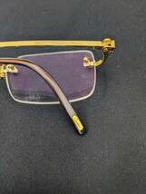 N35408 Cartier カルティエ メガネフレーム 老眼鏡 近視 ゴールドカラー 140 3519284 18 ブランド ブランド眼鏡_画像5