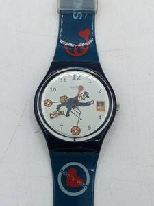 N34980 Swatch GI401 Got a Letter ポスト 郵便配達 腕時計 アンティーク 昭和 レトロ 希少 腕時計 ウォッチ ファッション