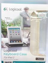 N35552 Logicool ロジクール キーボード ケース iPad 2 Bluetoothワイヤレス キーボード アルミニュウムボディ 保護ケース_画像3