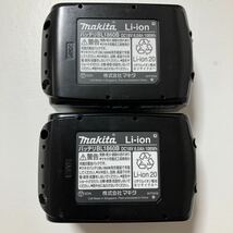  新品未使用　マキタ純正18VバッテリーＢＬ1860Ｂｘ2個+マキタ純正急速充電器 DC18RFのセット　急速充電対応雪マーク付き　-_画像2