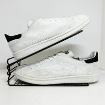 adidas/アディダス★StanSmith/スタンスミス★PrimeKnit/プライムニット★BZ0117★ホワイト×ブラック/白黒★29cm_画像4