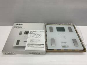 107-y12994-100/ OMRON Omron weight body composition meter HBF-236 Karadascan 236 white Omron health care operation verification settled 