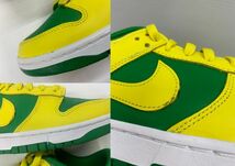 153-KB1910-100: Nike Dunk Low Reverse Brazil ナイキ ダンク ロー リバース ブラジル 箱なし 本体のみ_画像6