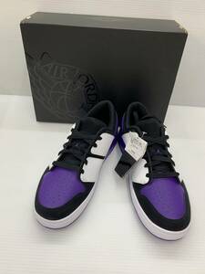 153-KB1985-100r Nike Jordan Nu Retro 1 Low Field Purple ナイキ ジョーダン ニューレトロ1 ロー DV5141-105 27.5cm タグ付き未使用品