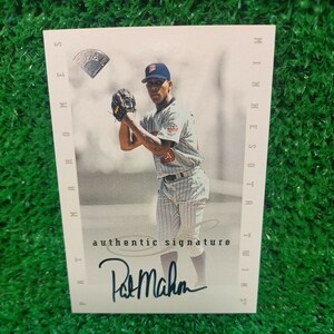 LEAF authentic signature Pat Mahomes 来日外国人 パット・マホームズ 横浜ベイスターズ