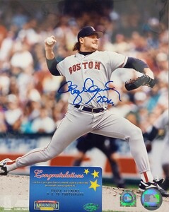 MOUNTED MEMORIES 社製 ROGER CLEMENS 8×10 signature photograph ロジャークレメンス