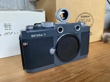 【美品】フォクトレンダー ベッサT ヘリアー101周年記念モデル グレー Voigtlander BESSA-T Helier 101Years Model 50mm f3.5 沈胴レンズ_画像4