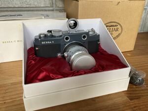 【美品】フォクトレンダー ベッサT ヘリアー101周年記念モデル グレー Voigtlander BESSA-T Helier 101Years Model 50mm f3.5 沈胴レンズ