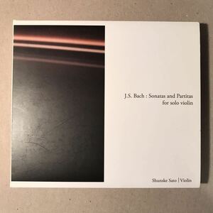 【2CD】Shunske Sato 佐藤俊介／J.S.Bach：無伴奏ヴァイオリン・ソナタ＆パルティータ Sonata and Partitas for solo violin／バッハ