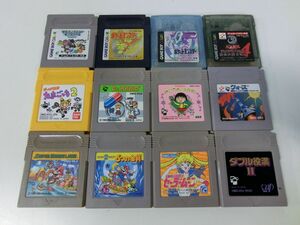 ゲームボーイ カラー ソフト 12本セット ※箱・説明書なし