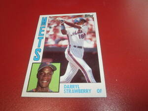 １９８４　TOPPS　＃１８２　DARRYL　STRAWBERRY　ルーキーカード