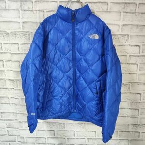 ノースフェイス　THE NORTH FACE　ダウンジャケット　ブルー　XL　インナーダウン　キルティング　600フィル　アウトドア　レディース