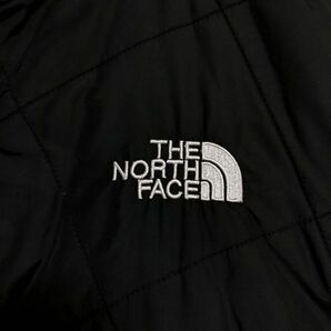 ノースフェイス THE NORTH FACE インナーダウン 中綿ジャケット L ブラック アウトドア 刺繍ロゴ キルティング メンズの画像2