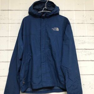 ノースフェイス　THE NORTH FACE　ナイロンジャケット　L　ブルー　青　ストレッチ　マウンテンパーカー　アウトドア　アウター　メンズ