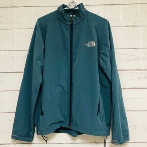 ノースフェイス　THE NORTH FACE　ナイロンジャケット　M　ブルー　青　ジップジャケット　アウトドア　アウター　メンズ