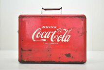 ビンテージ コカコーラ スチール クーラーボックス[COCA COLA][DRINK][メタルクーラー][50s][60s][アンティーク][昭和レトロ][当時物]39M_画像2