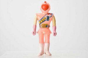 希少 ポピー ジャッカー電撃隊 ハートクイン ソフビ 人形 約13cm[POPY][特撮][ジャッカーQ][フィギュア][戦隊][レトロ][当時物]H