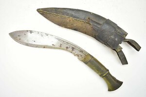 ククリナイフ 刃渡り22cm シース付 [グルカ][ククリ刀][ネパール][キャンプ][アウトドア][刃物]1M