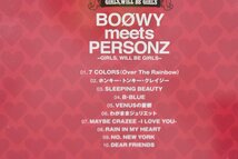 CD BOOWY meets PERSONZ 再生OK [GIRLS Will BE GirlS][7COLORS][B.BLUE][わがままジュリエット][氷室京介][布袋寅泰]_画像3