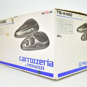 PIONEER TS-X480 carrozzeria 置き型 スピーカー 元箱付[パイオニア][カロッツェリア][カーオーディオ][旧車][当時物]64Mの画像10