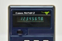 Canon LD-80 PANTHER D 蛍光管表示 8桁 計算機 ケース付[キャノン][パンサーD][電卓][昭和レトロ][当時物]47M_画像3