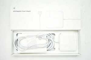 未使用 Apple A1424 85W MagSafe 2 Power Adapter 元箱付[アップル][純正][AC電源アダプター][マグセーフ]31M