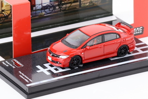 ターマック 1/64 ホンダ 無限 RR 2019 レッド シビック タイプR FD2 Tarmac Works MUGEN RR Honda CIvic Type R 京商トミカサイズ 018-RR