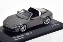 ミニチャンプス 1/43 ポルシェ 911 (992) タルガ 4S 2020 グレーメタリック 576台限定 Minichamps 1:43 Porsche 911 Targa 4S 410069561_画像1