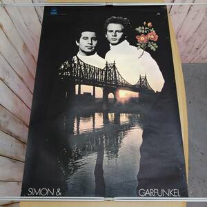 ○24031403　古いポスター　サイモンとガーファンクル　Simon & Garfunkel　1968年　83.5cm×56cm　定形外発送