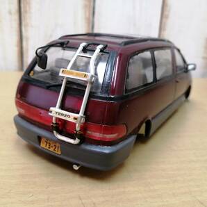 ○24032102 プラモデル 完成品 難有 トヨタ エスティマ エミーナG 4WD TOYOTA ESTIMA EMINA G 4WD 全長約20.5cmの画像7