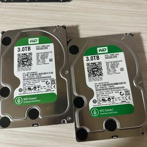 【二枚セット】Z6/7:(動作保証/使用0時間)Western Digital 3TB WDC WD30EZRX 3.5インチ SATA HDD