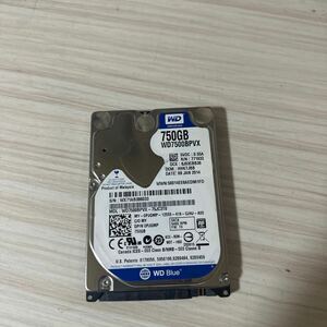 W13:【動作保証/使用0時間】WD 750GB HDD WD7500BPVX 2.5インチ 9.5mm厚 CrystalDiskInfo正常判定