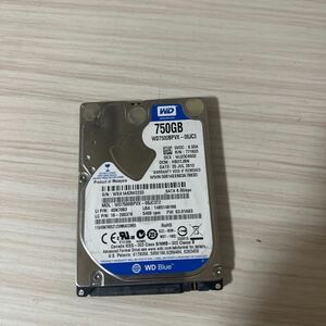 W17:【動作保証/使用0時間】WD 750GB HDD WD7500BPVX 2.5インチ 9.5mm厚 CrystalDiskInfo正常判定