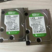 二枚セット/B3/4:（動作保証/使用0時間/フォーマット済み） WDC SATA 3.5インチHDD SATA 1000GB 1TB WD10EACS-22D6B0_画像1