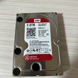 X43:【動作保証/使用0時間/AVコマンド対応】WDC WD20EFRX 3.5インチHDD SATA 2TB 2000GB