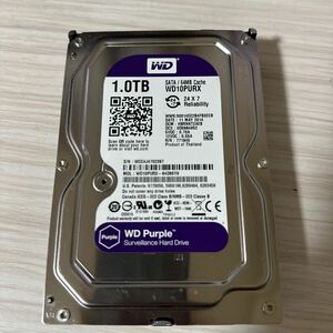 B56:【動作保証/使用0時間/AVコマンド対応】WDC WD10PURX 3.5インチHDD SATA 1TB 1000GB