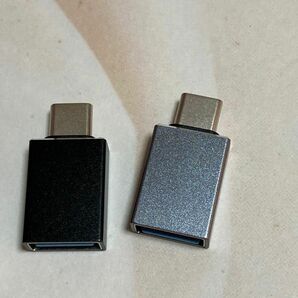 USB Type C & USB 変換アダプタ OTG対応 2個セット USB-C & USB データ転送 タイプＣ