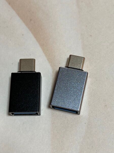 USB Type C & USB 変換アダプタ OTG対応 2個セット USB-C & USB データ転送 タイプＣ