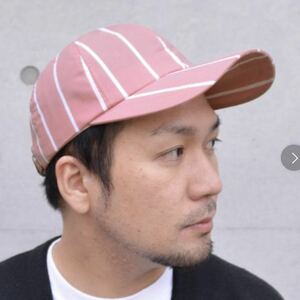 セレブ　CELEB ストライプ　キャップ　ピンク　CAP ローキャップ　綿